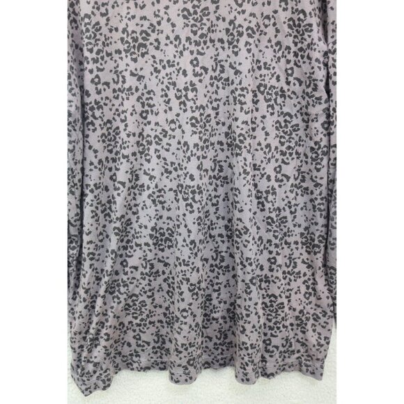 J.Jill 3/4 Sleeve V Neck Supima Tunic-Size Small-Animal Print - Picture 9 of 10